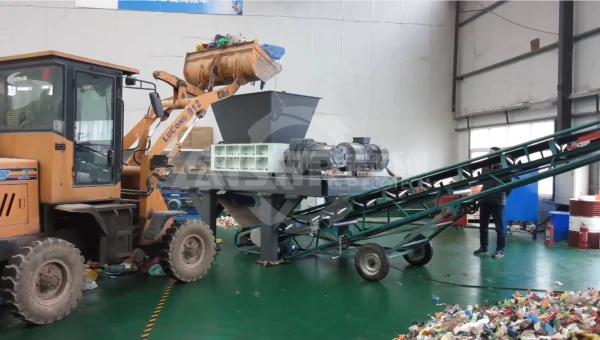 用于水泥行业预处理和协同处置的生活垃圾撕碎机