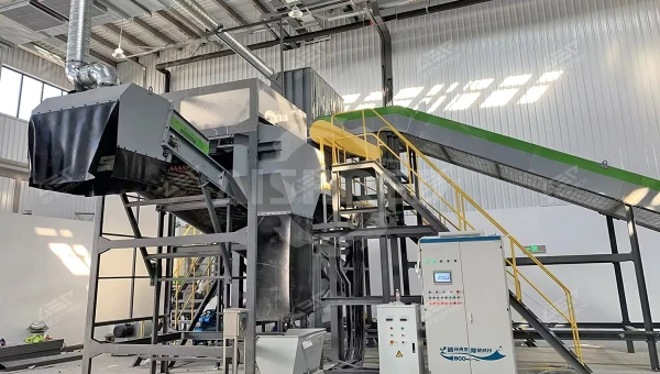 日产30吨大件垃圾分选机设备配套方案