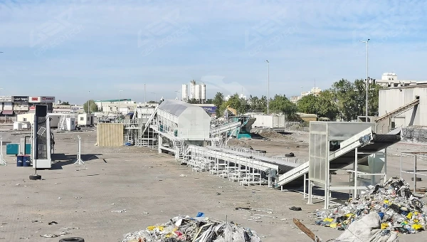 城市生活垃圾破碎分选工艺流程及设备配置