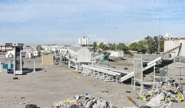 城市生活垃圾破碎分选工艺流程及设备配置